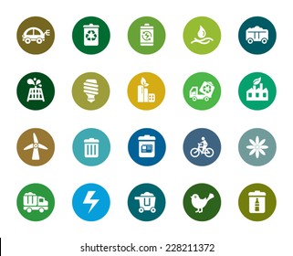 Environmental Protection Color Icons