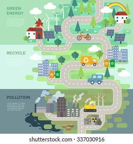 environmental protection concept in 3d isometric flat design 