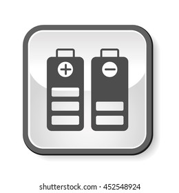 Environmental protection concept battery icon