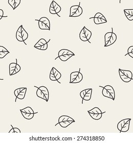 Environmental protection concept; Doing recycle to protect our environment; recycled garbage; doodle seamless pattern background