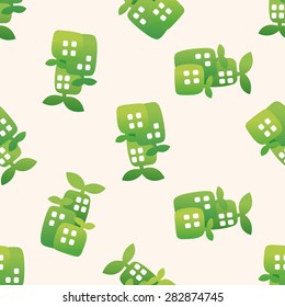 Environmental protection concept ; The factory do ,seamless pattern