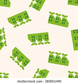 Environmental protection concept ; The factory do ,seamless pattern