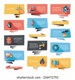 Environmental protection concept flat banner background,eps10
