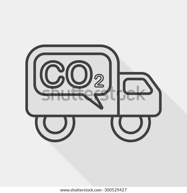 Environmental protection concept flat icon with long\
shadow,eps1, line\
icon