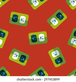 Environmental protection concept flat icon,eps1 seamless pattern background