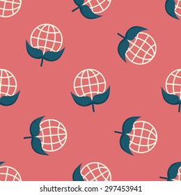 Environmental protection concept flat icon,eps1 seamless pattern background