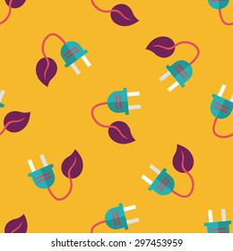 Environmental protection concept flat icon,eps1 seamless pattern background