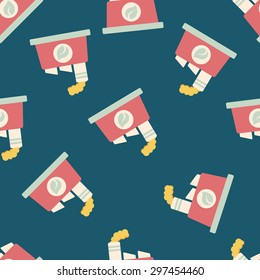 Environmental protection concept flat icon,eps1 seamless pattern background