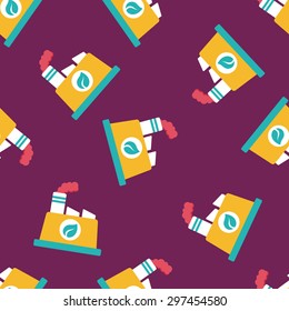 Environmental protection concept flat icon,eps1 seamless pattern background