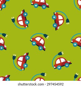 Environmental protection concept flat icon,eps1 seamless pattern background
