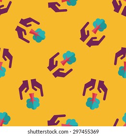 Environmental protection concept flat icon,eps1 seamless pattern background