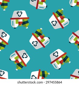Environmental protection concept flat icon,eps1 seamless pattern background