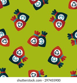 Environmental protection concept flat icon,eps1 seamless pattern background