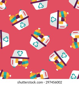 Environmental protection concept flat icon,eps1 seamless pattern background