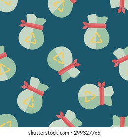 Environmental protection concept flat icon,eps1 seamless pattern background