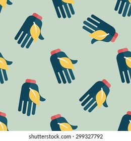 Environmental protection concept flat icon,eps1 seamless pattern background
