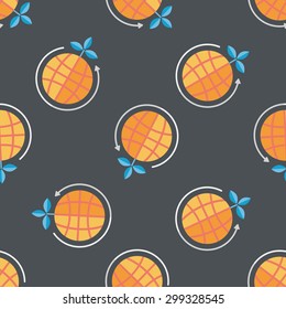 Environmental protection concept flat icon,eps1 seamless pattern background