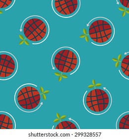 Environmental protection concept flat icon,eps1 seamless pattern background