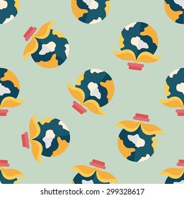 Environmental protection concept flat icon,eps1 seamless pattern background