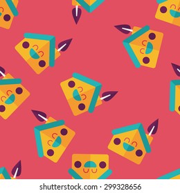 Environmental protection concept flat icon,eps1 seamless pattern background