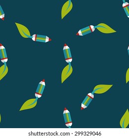 Environmental protection concept flat icon,eps1 seamless pattern background