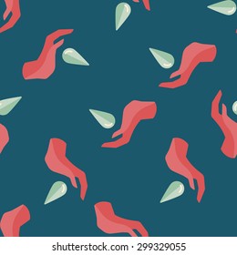 Environmental protection concept flat icon,eps1 seamless pattern background