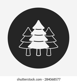 Environmental protection concept; protect forests and ecological plant icon