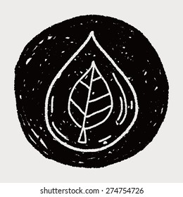 Environmental protection concept; Protect our forests and ecological plant; doodle