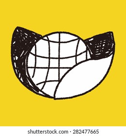 Environmental protection concept; Protect our environment, protect our planet; doodle