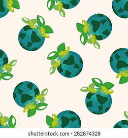Environmental protection concept ; Protect our environment,seamless pattern