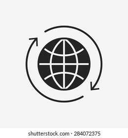Environmental protection concept protect our planet icon