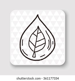 Environmental protection concept; Protect our forests and ecological plant; doodle