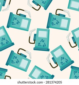 Environmental protection concept ; Reduce the use , cartoon seamless pattern background