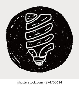 Environmental protection concept; Saving energy to protect our environment; doodle