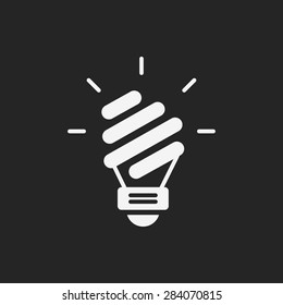 Environmental protection concept saving energy; turn off lights icon