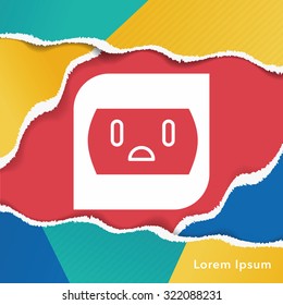 Environmental protection concept saving energy; turn off lights icon