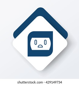 Environmental protection concept saving energy; turn off lights icon