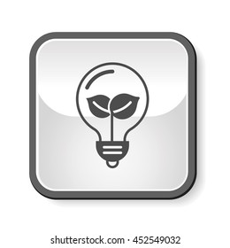Environmental protection concept saving energy icon