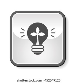 Environmental protection concept saving energy; turn off lights icon