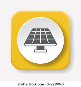 Environmental protection concept solar energy icon