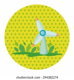 Environmental protection concept theme elements; wind energy; saving energy; renewable energy