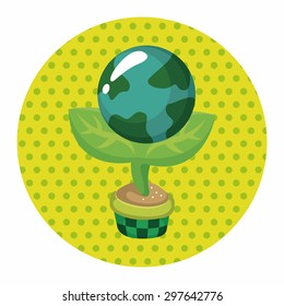 Environmental protection concept theme elements; Protect our environment, protect our planet