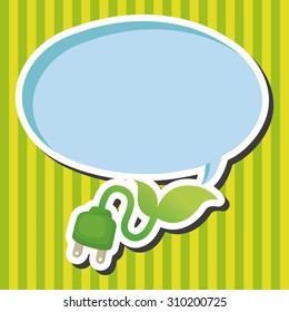 Environmental protection concept theme elements; Saving energy to protect our environment