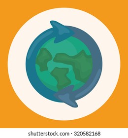 Environmental protection concept theme elements; Protect our environment, protect our planet