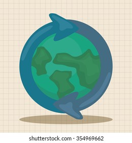 Environmental protection concept theme elements, Protect our environment, protect our planet