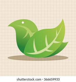 Environmental protection concept theme elements; Protect our forests and ecological plant.