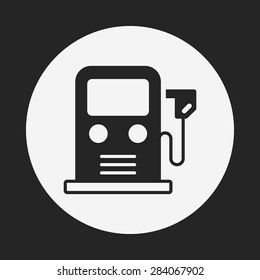 Environmental protection concept use of gasoline icon