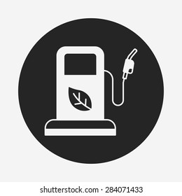 Environmental protection concept use of gasoline icon