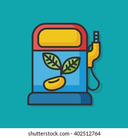 Environmental protection concept use of gasoline icon