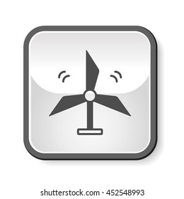 Environmental protection concept wind energy icon